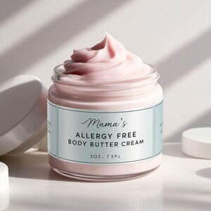 Mama's Allergy Free Body Butter Cream - Nut Free Body Cream